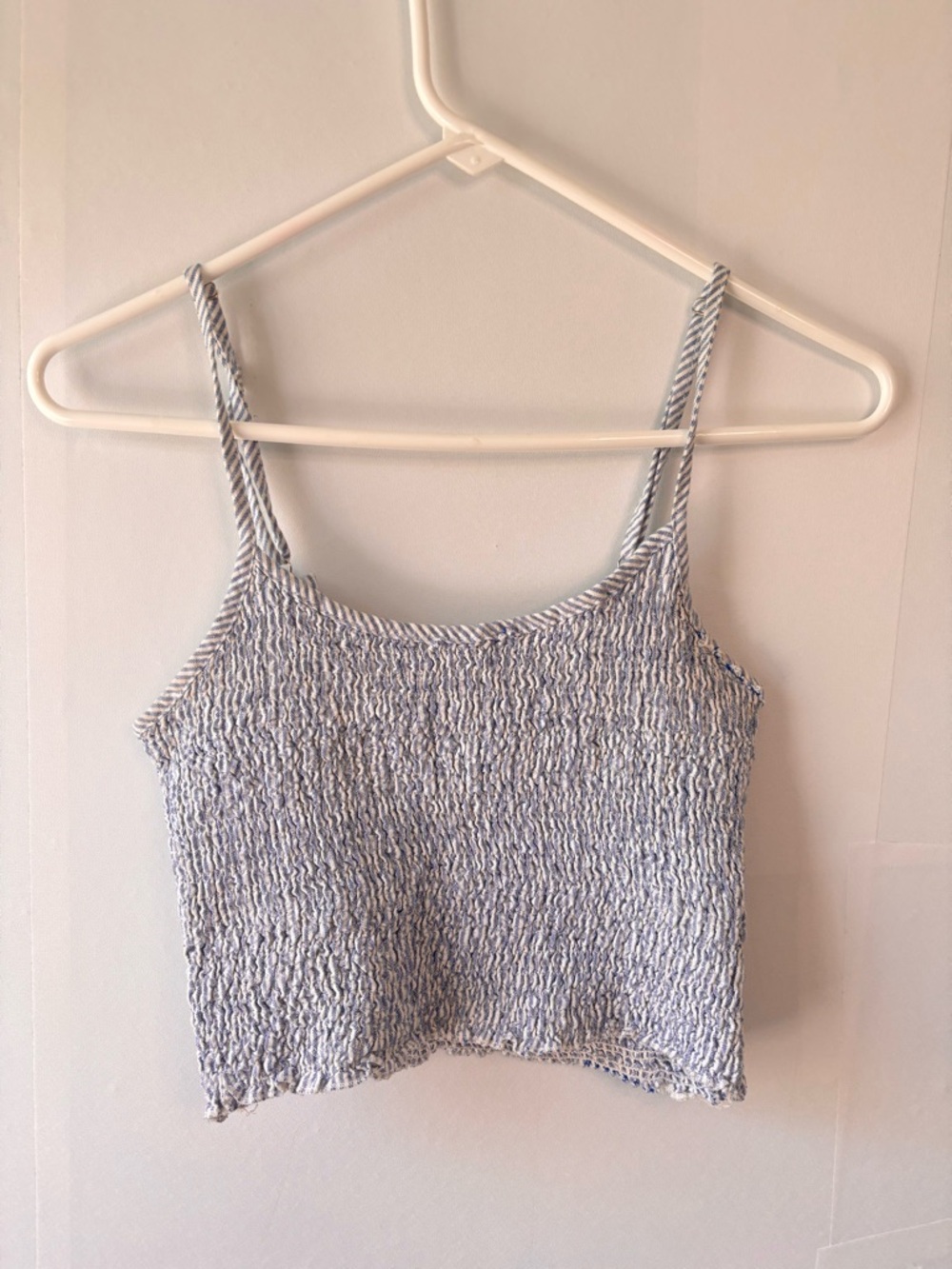 Brandy Melville Izzy Cami Tank Blue & White OS